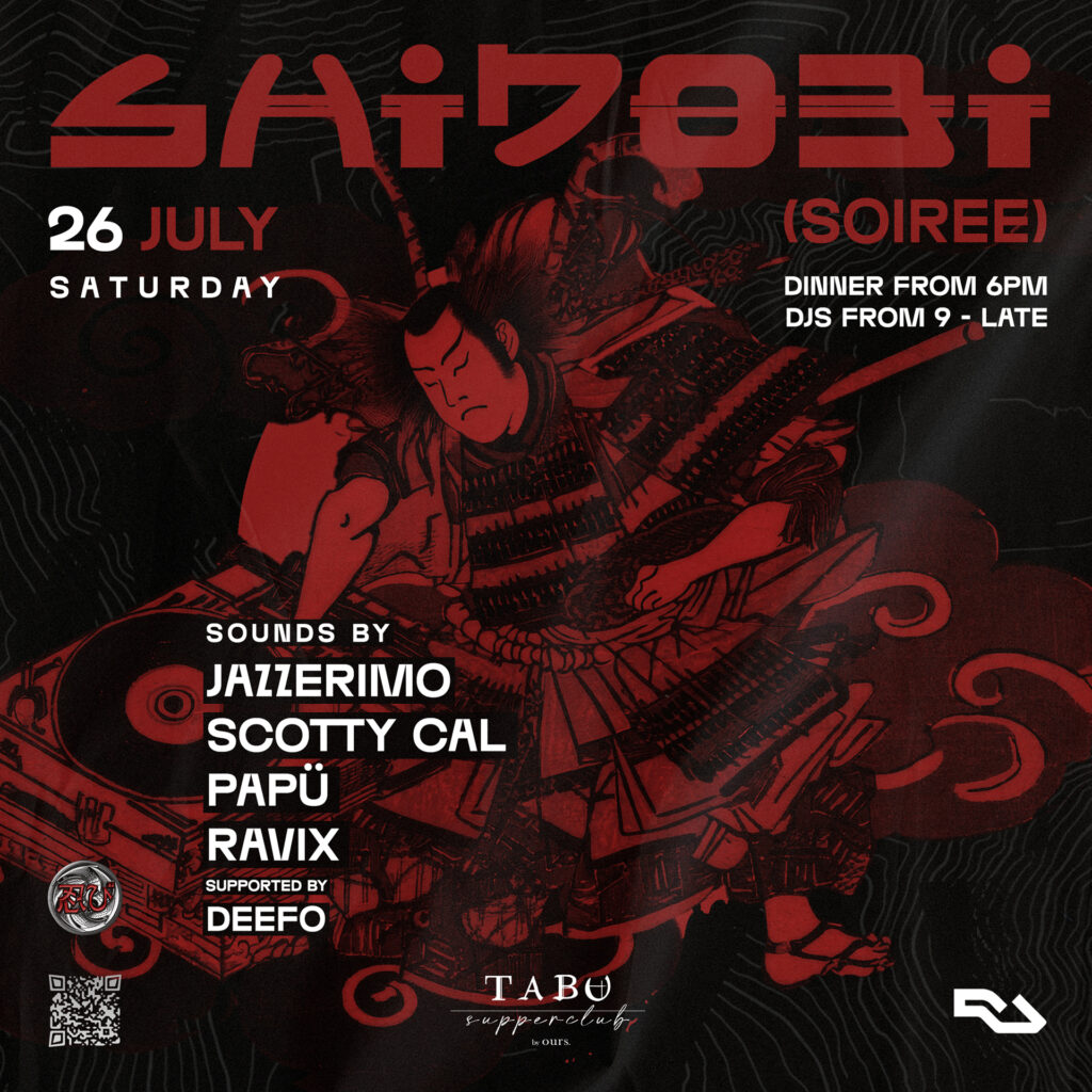 SHINOBI SOIREE Bali 2025 tech house party at TABU