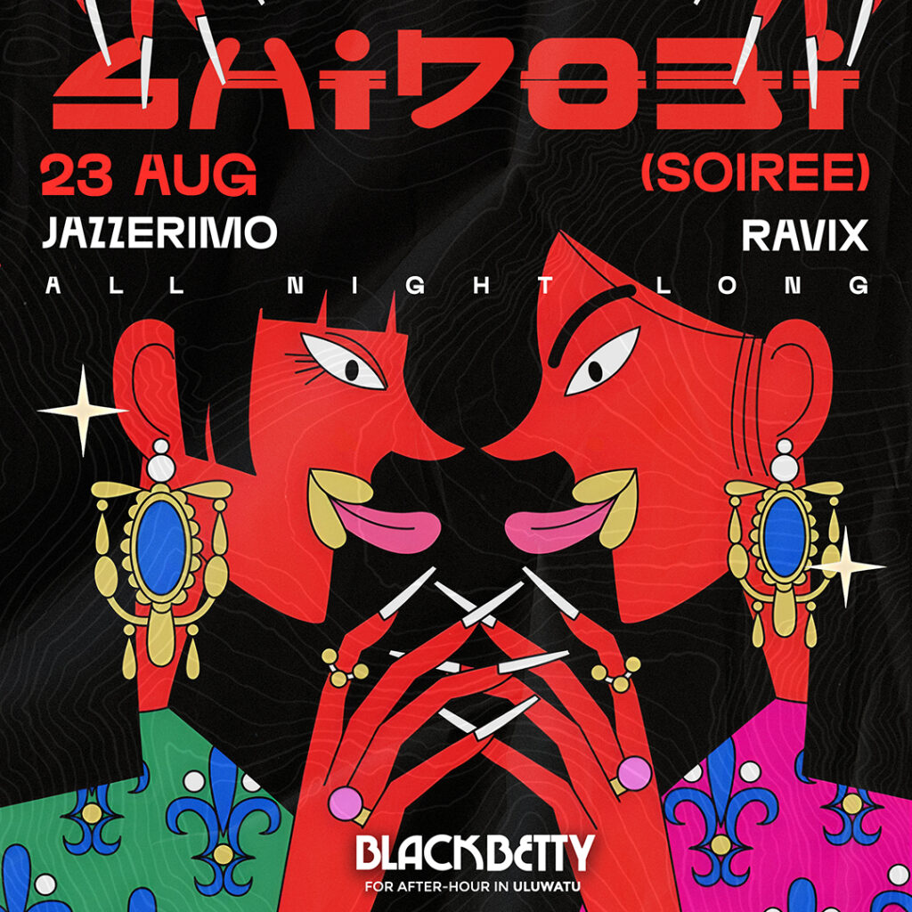 Shinobi Soiree DJ Jazzerimo live at Black Betty Uluwatu Bali